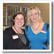 Two women at the Cocktail and Lecture Reception for Economics Alumni 